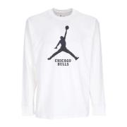 Chicago Bulls Longsleeve T-shirt Jordan , White , Heren