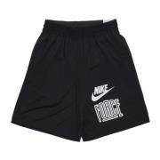 Basketbalstijl Zwarte Shorts Nike , Black , Heren