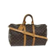 Pre-owned Canvas louis-vuitton-bags Louis Vuitton Vintage , Brown , Da...