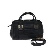 Pre-owned Leather shoulder-bags Chloé Pre-owned , Black , Dames