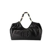 Leather handbags Anine Bing , Black , Dames