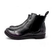 Chelsea Boot, Rubberen Zool, Gradiënt, Zwart-Bruin Officine Creative ,...