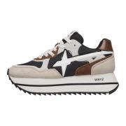 Technical fabric and suede sneakers Deva W. W6Yz , Multicolor , Dames