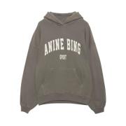 Harvey Sweatshirt Anine Bing , Green , Dames