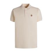 Geborduurd Logo Polo Shirt Bally , White , Heren