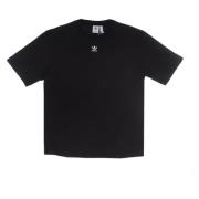 Zwart Essential T-shirt met Logo Adidas , Black , Dames