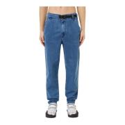 Gebelde JoggJeans - Blauwe Tinten Diesel , Blue , Heren