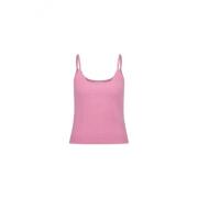 Roze Ronde Hals Dames Top Fabienne Chapot , Pink , Dames