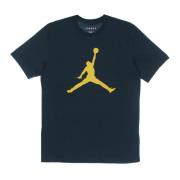 Jumpman Crew T-shirt Navy/Geel Jordan , Blue , Heren