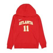 Trae Young Icon Hoodie Atlanta Hawks Nike , Red , Heren