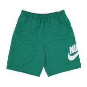 Club Geweven Korte Broek Malachiet/Wit Nike , Green , Heren