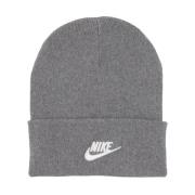 Carbon Heather Beanie Hat Nike , Gray , Heren