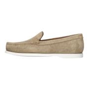 Beige Suède Loafers Merton Venetian Ralph Lauren , Beige , Heren