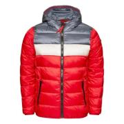 MAN Jacket FIX Hood Jas CMP , Red , Heren