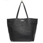 Pre-owned Leather totes Salvatore Ferragamo Pre-owned , Black , Dames