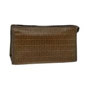 Pre-owned Canvas fendi-bags Fendi Vintage , Brown , Dames