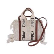 Pre-owned Cotton totes Chloé Pre-owned , White , Dames