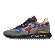 Suede and technical fabric sneakers Yak-M. W6Yz , Multicolor , Heren