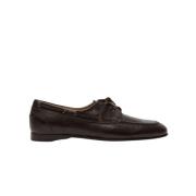 Met de hand vervaardigde bootschoen loafers Scarosso , Brown , Heren