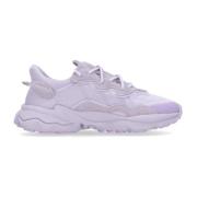 Paarse Tint Lage Sneaker met Tubulaire Ondersteuning Adidas , Purple ,...