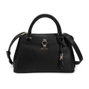 Luxe Satchel Herfst/Winter Collectie Guess , Black , Dames