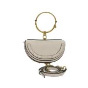 Pre-owned Leather shoulder-bags Chloé Pre-owned , Beige , Dames