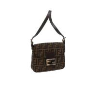 Pre-owned Canvas fendi-bags Fendi Vintage , Black , Dames