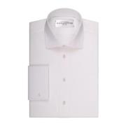 Witte Katoenen Spread Kraag Shirt Ballantyne , White , Heren