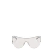 Hartvormige Zilveren Metalen Zonnebril Acne Studios , Gray , Unisex