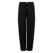 Stijlvolle Cropped Jeans voor Vrouwen Dondup , Black , Dames