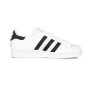 Klassieke Lage Top Sneaker Wit/Zwart Adidas , White , Dames