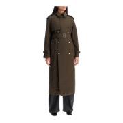 Gewatteerde Trenchcoat Burberry , Beige , Dames