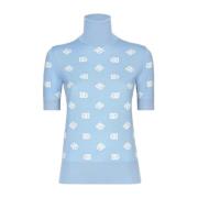 Stijlvolle Turtlenecks voor Trendy Looks Dolce & Gabbana , Blue , Dame...