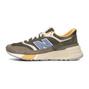 Groene Lage Sneaker U997 Stijl New Balance , Multicolor , Heren