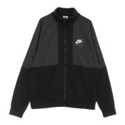 Poly Knit Trainingsjack Zwart/Wit Nike , Black , Heren