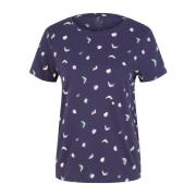 Allover-Print T-shirt met korte mouwen Tom Tailor , Blue , Dames