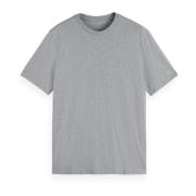 Kernlogo T-shirt met korte mouwen Scotch & Soda , Gray , Heren