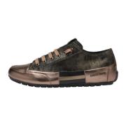 Metallic leather sneakers Rock Patch W Candice Cooper , Brown , Dames