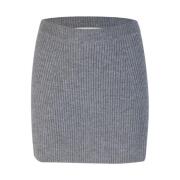 Grijze Wol Cashmere Rok Sportmax , Gray , Dames