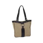 Pre-owned Cotton handbags Salvatore Ferragamo Pre-owned , Beige , Dame...