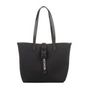 Zwarte Trick Tote Tas Moncler , Black , Dames