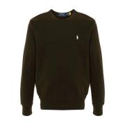 Groene Crewneck Sweater met Geborduurde Pony Polo Ralph Lauren , Green...