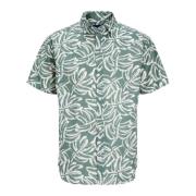 Bloemen korte mouw overhemd Lafayette Jack & Jones , Blue , Heren