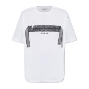 Oversized T-shirt Lanvin , White , Heren