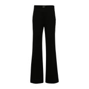 Zwarte Broek met Goudkleurige Details Twinset , Black , Dames