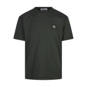 Loodgrijs Slim Fit T-shirt Stone Island , Gray , Heren