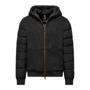 Capuchon Bimateriaal Gewatteerd Jack BomBoogie , Black , Heren