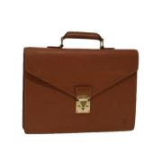 Pre-owned Leather louis-vuitton-bags Louis Vuitton Vintage , Brown , D...