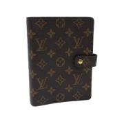 Pre-owned Canvas home-office Louis Vuitton Vintage , Brown , Dames