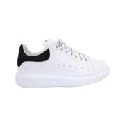 Pre-owned Leather sneakers Alexander McQueen Pre-owned , White , Dames